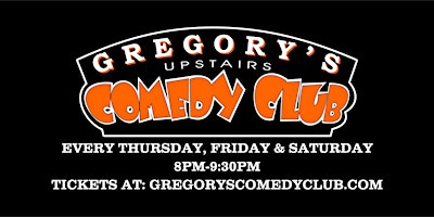 Imagen principal de Gregory’s Upstairs Comedy Show