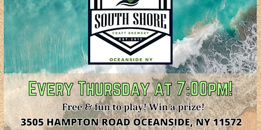 FREE Thursday Trivia Show! At South Shore Craft Brewery!! primary image