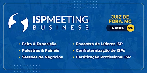 Imagen principal de ISP Meeting | Juiz de Fora, MG