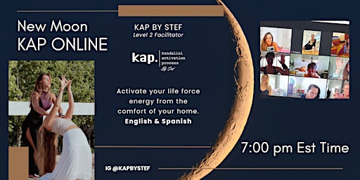 KAP Online New Moon Manifestation with a Level 2 Facilitator primary image