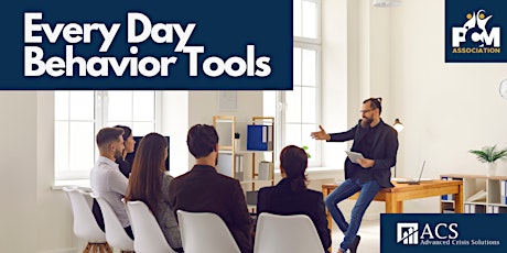 Behavior Tools Course for Professionals | Anderson, Ca | Thursday & Friday