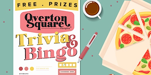 Imagem principal do evento Overton Square Trivia and Bingo: Friends Themed