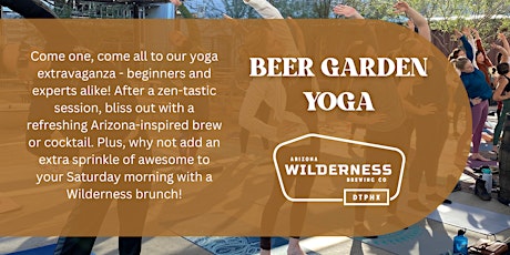 Beer Garden Yoga