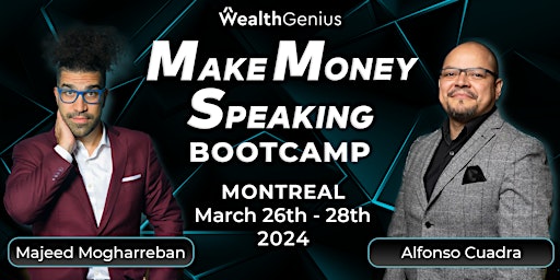 Hauptbild für Make Money Speaking Bootcamp - Montreal QC [032624]