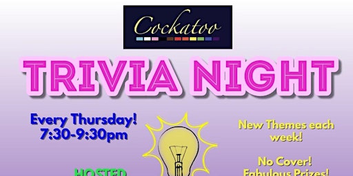 Imagen principal de Trivia with Bev @ Cockatoo