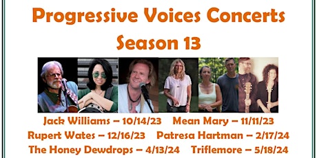 Hauptbild für Season Tickets for 2023-2024 Progressive Voices Concerts