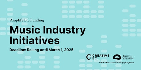 Music Industry Initiatives l Info Session #2