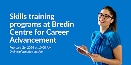 Imagen principal de Skills training programs at Bredin Centre for Career Advancement