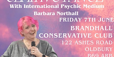Imagem principal do evento Oldbury Psychic Night @brandhall Conservative Club