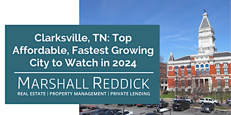 ONLINE EVENT: Clarksville, TN: Top Affordable, Fastest Growing City primary image