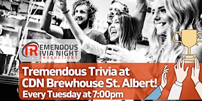 Immagine principale di St. Albert Canadian Brewhouse Tuesday Night Trivia! 