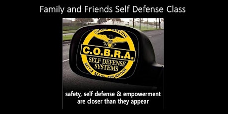 Family & Friends Self-Defense Class - April 20, 2024