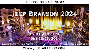 Imagem principal do evento Jeep Branson 2024 Event and Expo