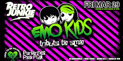 Imagen principal de EMO KIDS (Tribute to EMO) + USED TO BE VALENTINES (Pop-Punk Covers)