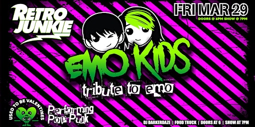 Immagine principale di EMO KIDS (Tribute to EMO) + USED TO BE VALENTINES (Pop-Punk Covers) 