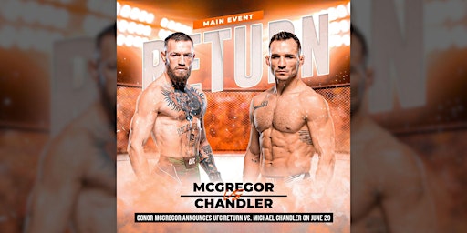 Conor McGregor VS Michael Chandler | Madd Hatter Hoboken  primärbild