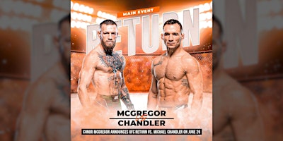 Imagem principal de Conor McGregor VS Michael Chandler | Madd Hatter Hoboken