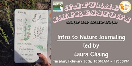 Primaire afbeelding van Natural Impressions: Intro to Nature Journaling with Laura Chaing