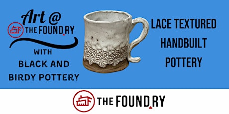 Imagen principal de Lace Textured Handbuilt Pottery @ The Foundry