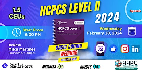 Hauptbild für HCPCS Level II 2024 (Español)