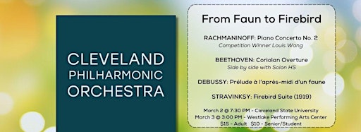 Collection image for Cleveland Philharmonic March Concerts
