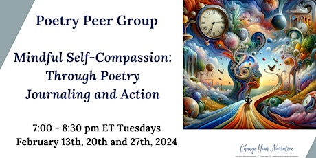Hauptbild für POETRY GROUP BY VIDEO - Mindful Self-Compassion