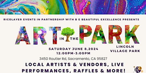 Imagen principal de RicoLayer Events Presents - Art in the Park: 2024 Artist Showcase