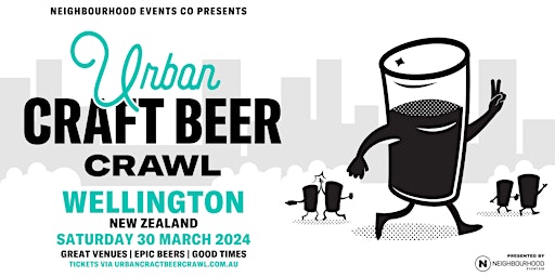 Primaire afbeelding van Urban Craft Beer Crawl // Wellington (NZ)