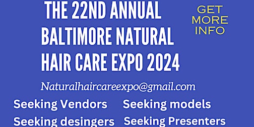 Imagem principal do evento Baltimore Natural Hair Care EXpo  2024