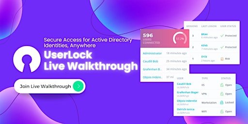 Hauptbild für UserLock Live Walkthrough