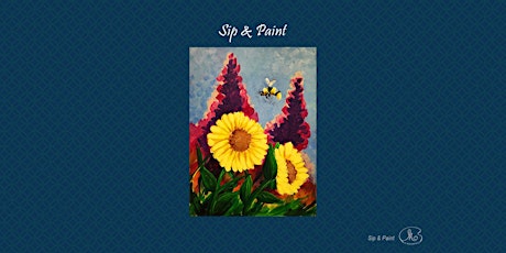 Sip and Paint: Yellow Flowers (2pm Sat)