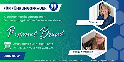 Klare Kommunikation & mehr Erfolg im Business - mit Deiner Personal Brand primary image