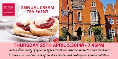 Imagem principal do evento Annual Cream Tea Event at The Corner House Hotel