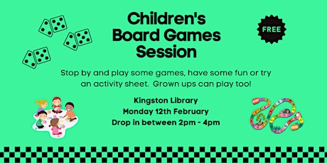 Children's Board Games Session primary image