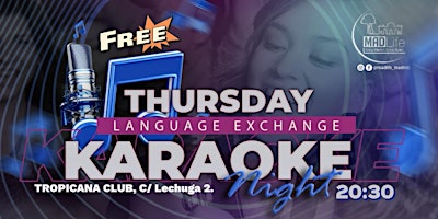 Imagen principal de International Meeting/Language Exchange"KARAOKE Night"FREE