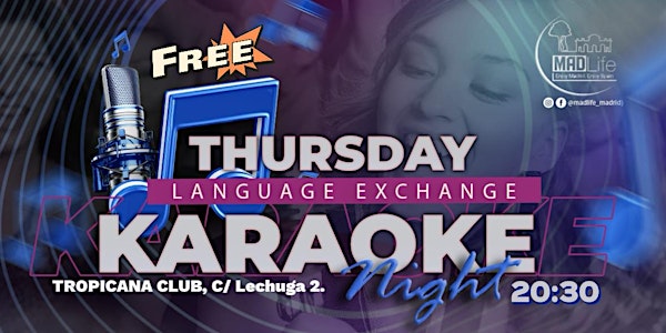 International Meeting/Language Exchange"KARAOKE Night"FREE