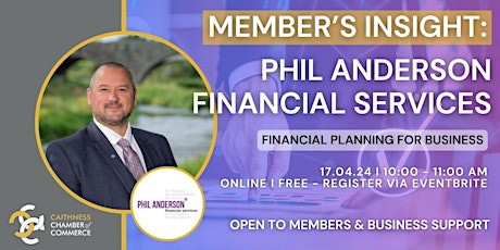 Member's Insight: Phil Anderson Financial Services, Financial Planning