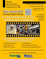 Imagem principal do evento The Soca 50 Conversation Series: A Conversation  with Rawlston Charles