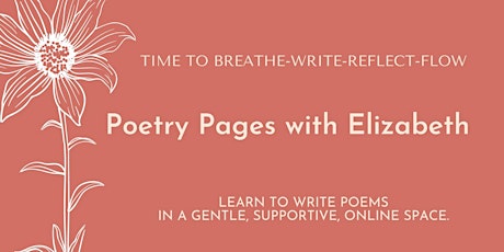 Imagem principal do evento Poetry Pages with Elizabeth