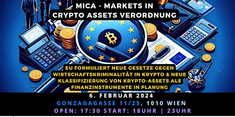 Hauptbild für MiCA - Markets in Crypto Assets Verordnung & EU formuliert neue Gesetze...