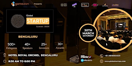 Global Startup Summit 2024 | Bengaluru