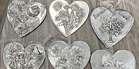 Hauptbild für Children’s February Half Term Craft Workshop - Metal Embossing a Heart