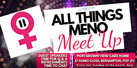 Monthly All Things Meno Meet Up