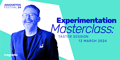 Imagen principal de Experimentation Masterclass: taster session