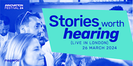 Imagen principal de Stories worth hearing (live in London)