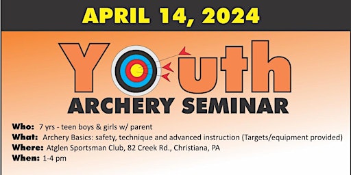 Imagem principal do evento Youth Archery Clinic & Shoot