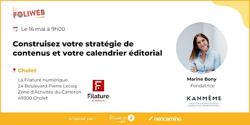 Primaire afbeelding van Construisez votre stratégie de contenus et votre calendrier éditorial