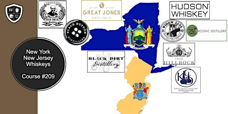 New York - New Jersey Whiskeys  BYOB  (Course #209)