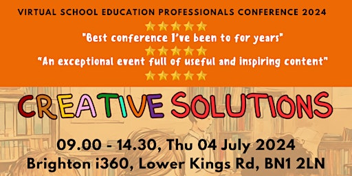 Imagem principal do evento Brighton & Hove Virtual School Education Conference 2024