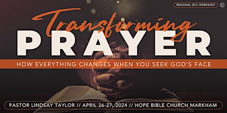 Transforming Prayer Workshop